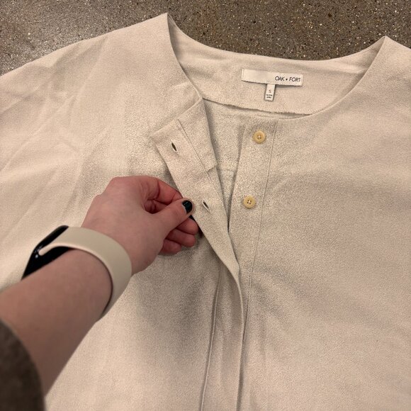 Oak + Fort Ivory Shirt Dress - Picture 6 of 9